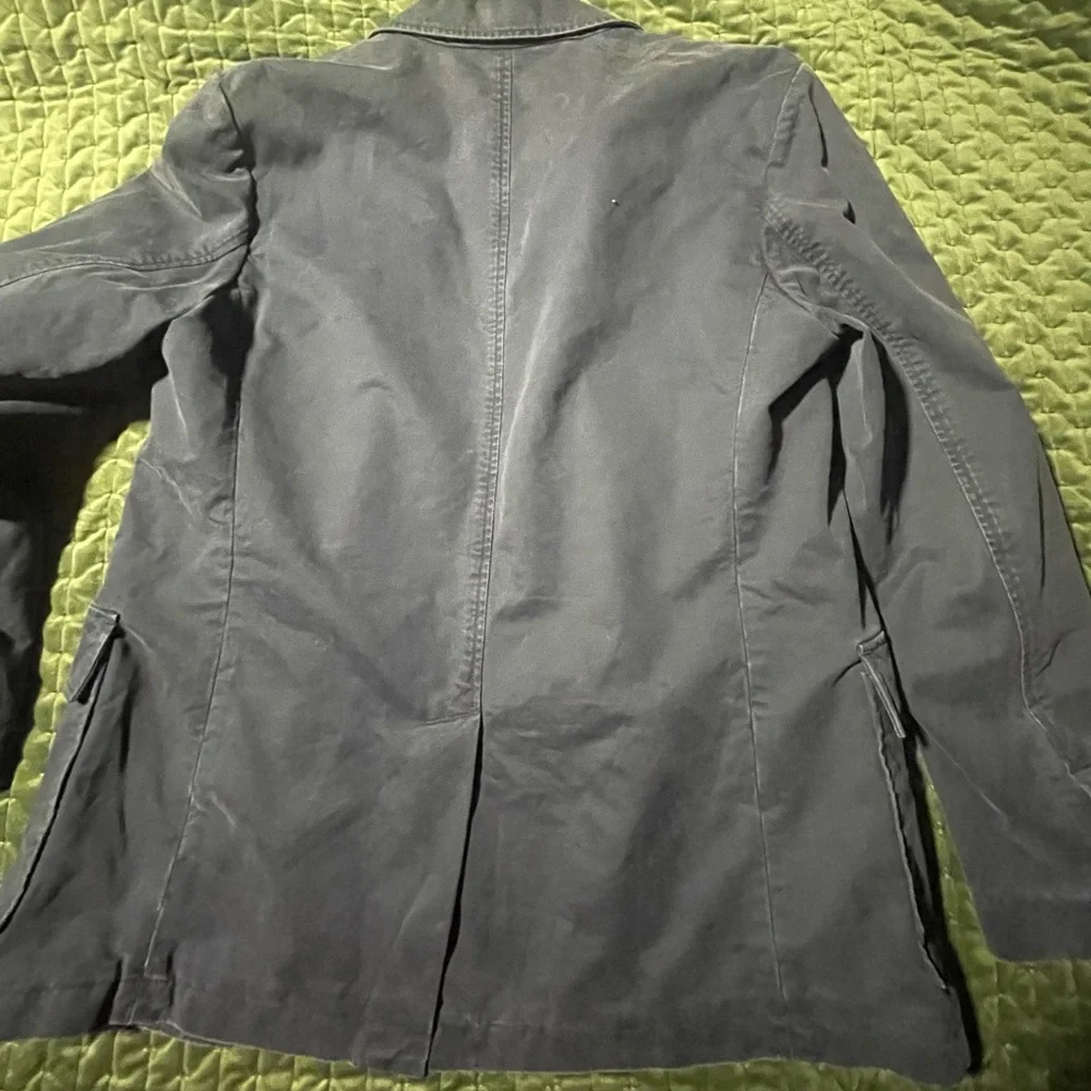 J. Crew Navy Men’s Blazer 3 Button 100% Cotton‎ Size Medium